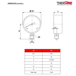 DIMENSIONS ( en mm ) 1619