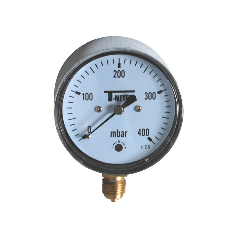 Manomètre radial 1/4" boîtier ABS Ø63 classe 2,5%