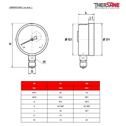 DIMENSIONS ( en mm ) 1651