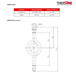 NOMENCLATURE - DIMENSIONS ( en mm ) 9817120-9817130