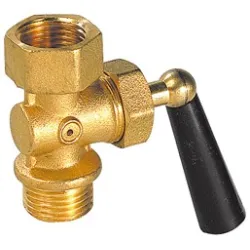 Robinet porte manomètre à décompression laiton BSP mâle femelle