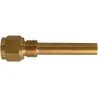 Doigt de gant laiton usiné 1/2" pour manomètre