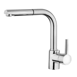  	Mitigeur chromé cuisine THEWA TAN11C bec extractible