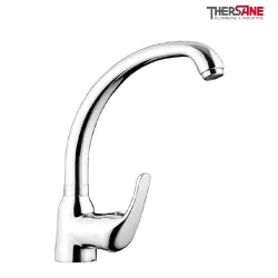 Mitigeur chromé cuisine THEWA URN10 bec rond