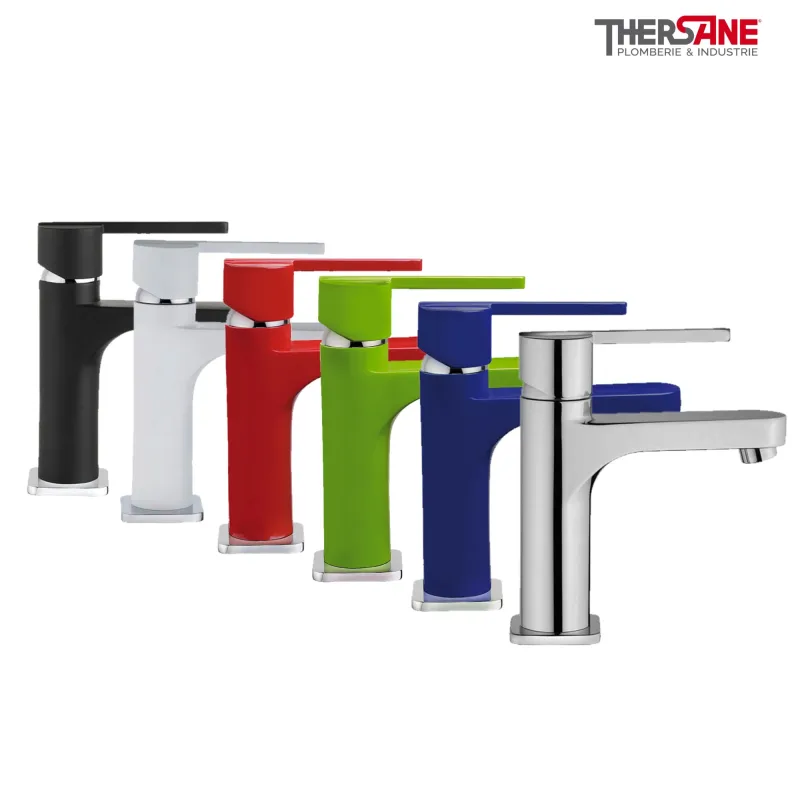 Mitigeur chromé lavabo THEWA WOSSA Couleurs
