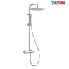 Système douche thermostatique chromé THEWA WAT33