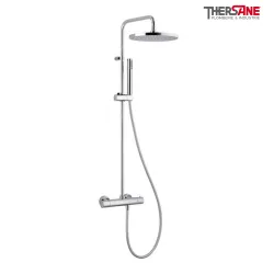 Système douche thermostatique chromé THEWA WAT31