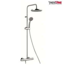Système douche thermostatique chromé THEWA MIZ27