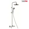 Système douche thermostatique chromé THEWA MIZ27