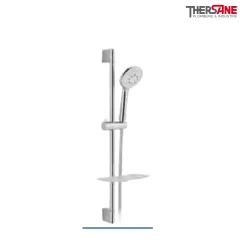 Barre de douche chantier chromé THEWA AGH400BA