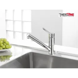 Mitigeur chromé cuisine THEWA WOS10