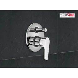 Mitigeur chromé bain douche encastré THEWA MAA61 ambiance