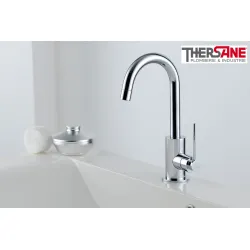 Mitigeur chromé lavabo THEWA SHONA ambiance