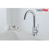 Mitigeur chromé lavabo THEWA SHONA ambiance