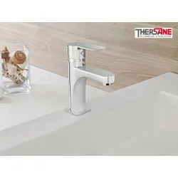 Mitigeur chromé lavabo THEWA JAL15 ambiance