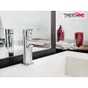Mitigeur chromé lavabo bec cascade THEWA JAL17 ambiance