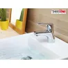 Mitigeur chromé lavabo THEWA MAD15 série MADI ambiance