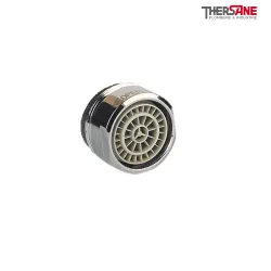 Aérateur laiton chromé avec grille anti-calcaire