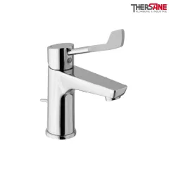 Mitigeur chromé lavabo THEWA série ABBA pour personne à mobilité réduite