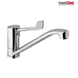 Mitigeur chromé évier THEWA série ABBA pour personne à mobilité réduite
