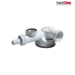 Siphon évier 1 cuve pour gain de place