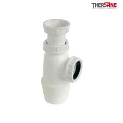 Siphon évier à culot hauteur réglable