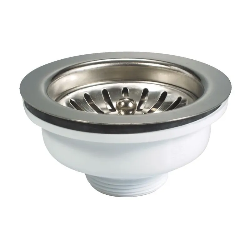 Bonde panier sans trop plein plateau chromé