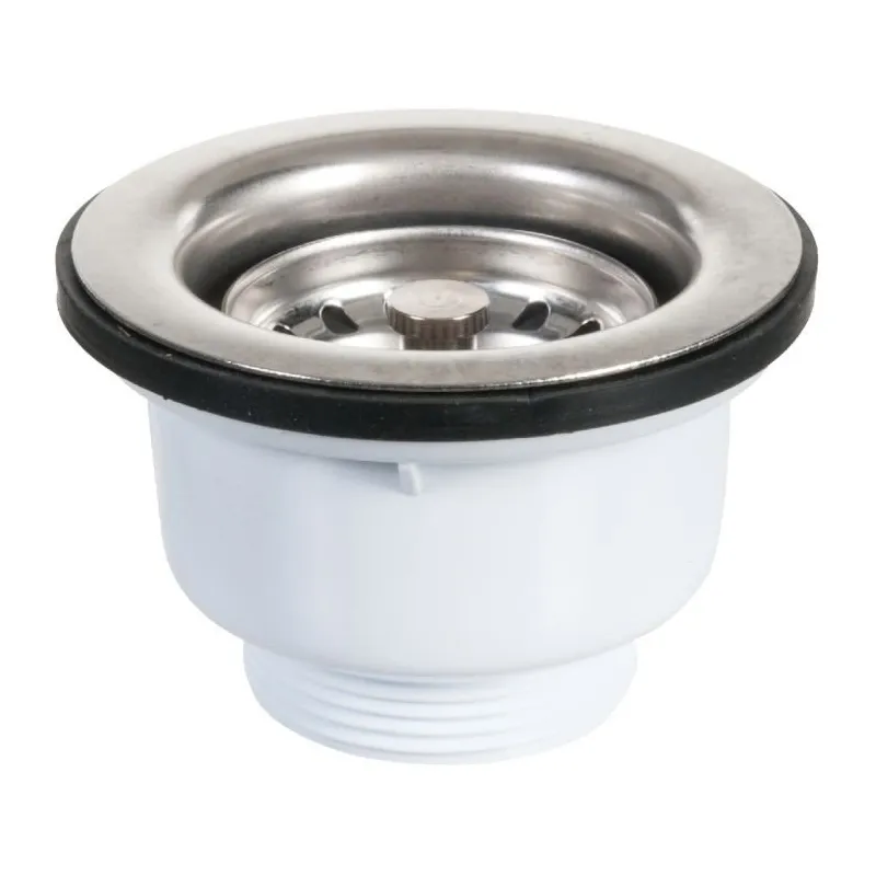 Bonde panier sans trop plein plateau chromé