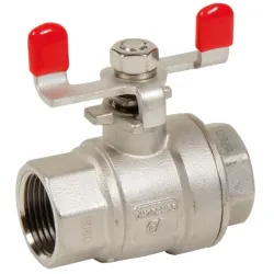 Robinet à tournant sphérique série 706 papillon RBS 2 pièces inox ASTM A351 CF8M