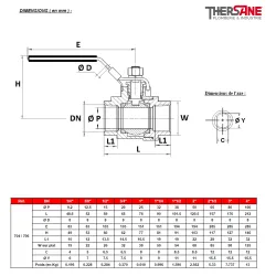 RBS DIMENSIONS ( en mm ) 704 706