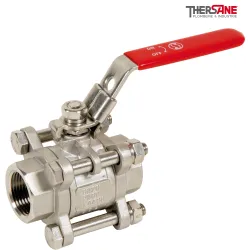 Robinet à tournant sphérique RBS 3 pièces acier inox ASTM A351 CF8M