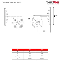 RBS 2 pièces à brides acier inox ASTM A351 CF8M DIMENSIONS REDUCTEUR ( en mm ) 763
