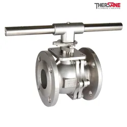 Robinet à tournant sphérique RBS 2 pièces à brides acier inox ASTM A351 CF8M DN80