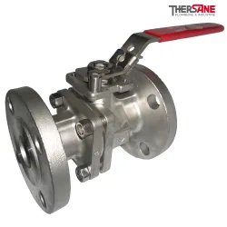 Robinet à tournant sphérique RBS 2 pièces à brides acier inox ASTM A351 CF8M