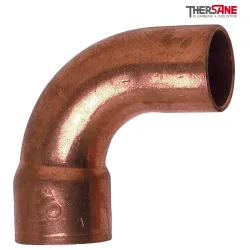Coude grand rayon 90° cuivre MF mâle - femelle à souder 5001a