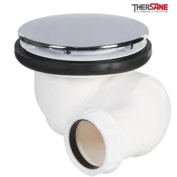 Bonde de douche horizontale pour receveur Ø90