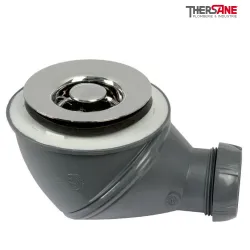 Bonde de douche ronde sortie multidirectionnelle