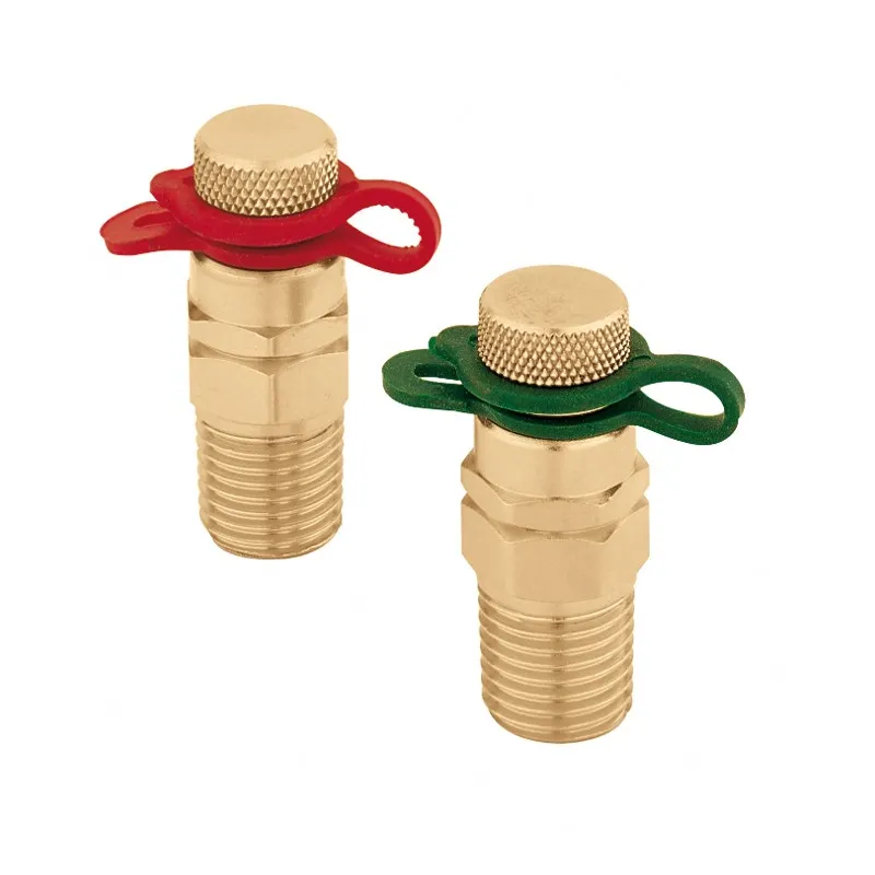 Prises de pression (jeu de 2) laiton