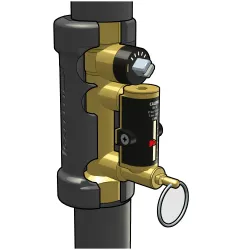 Vanne d'équilibrage modèle solaire manuel à lecture directe