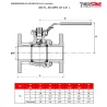 DIMENSIONS DN 15 – 50 RBS 2 pièces à brides acier inox ASTM A351 CF8M ISO PN20 ANSI 150 794