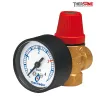 Soupapes avec manomètre monté FF 3/4" type ZM