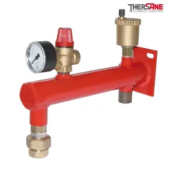 Potence murale équipé pour pose de vase d'expansion jusqu'à 25 litres