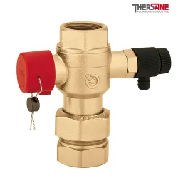 Raccord rapide 1" pour vase d'expansion avec vanne à sphère