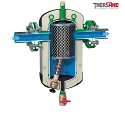 Pot de décantation avec barreau magnétique DIRTCAL à brides