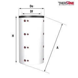Schéma ballons stockeurs chauffage standard