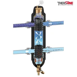 Séparateur hydraulique multifonction à raccord union