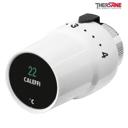 Tête thermostatique avec indicateur de la température