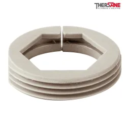 Coffret tête thermostatique chromée, coques chromé et clé de montage