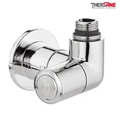 Ensemble de robinetterie droite luxe chromés pour sèche serviette