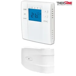 Kit mixte pour sèche-serviettes à liaison radio boîtier digital